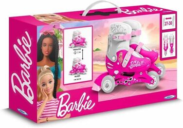 Ролики TRISKATES 2-в-1, регульовані, рожеві (BARBIE 27-30)