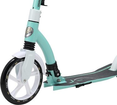 Самокат дитячий та дорослий STAR SCOOTER алюмінієвий, колеса 230мм, м'ятний колір