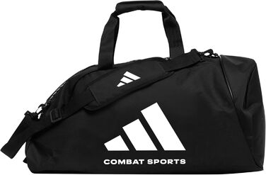 Сумка для тренувань adidas 2-в-1 чорна/біла, 83 л