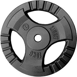 Диск для штанги чавунний Tri-Grip KAWMET 10 кг, 30,5 мм