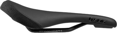 Велосипедне сідло SDG Bel-Air V3, сталеві рейки, 260x140 мм, унісекс, для MTB та шосе, чорне