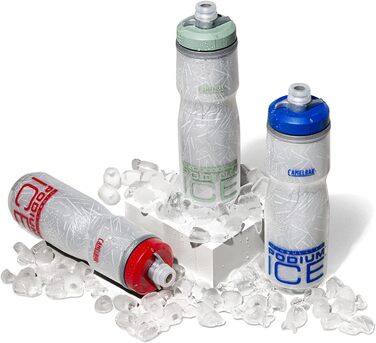 Camelbak Podium Ice спортивна пляшка для води, термоізольована, для бігу, велоспорту та туризму, чорна