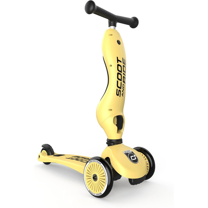 Kickboard Highway Kick 1 Scoot & Ride 2-в-1 з сидінням (жовтий)