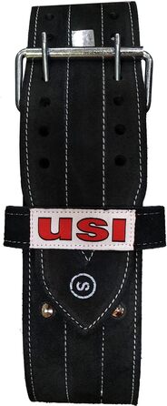 Пояс для пауерліфтингу USI UNIVERSAL 790PL (шкіра, 6 мм), для чоловіків та жінок - важка атлетика, змагання, тренування