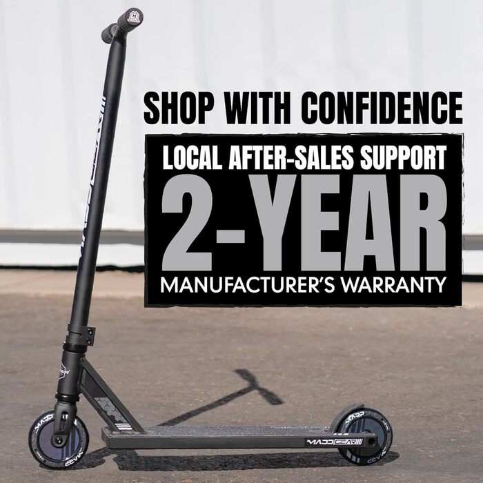 Скутер для трюків Madd Gear MG3 Zen чорний/чорний – для дітей 8-12 років