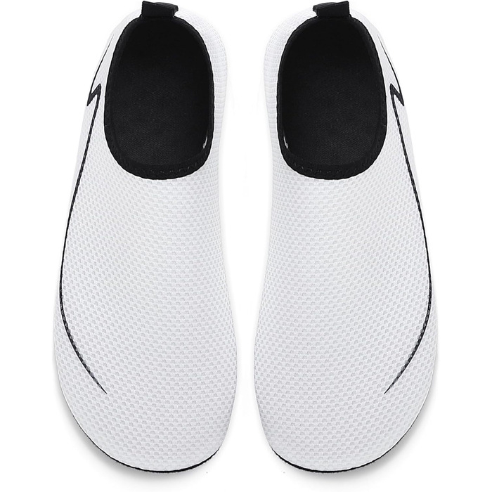 Чоботи для плавання та водних видів спорту: легкі, швидковисихаючі, з антиковзким покриттям (42 EU, білий)