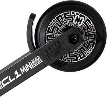Скутер трюковий CORE Trick Tretroller 110mm, ABEC 9, для початківців та професіоналів, від 5 років, регульована висота 78-95 см, + наліпка Fantic26 (Park CL1 Mini H=75, чорний)