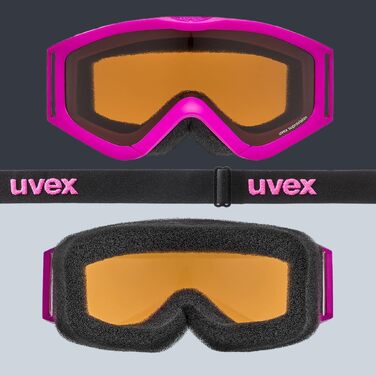 Дитячі плавальні окуляри uvex speedy pro з антифогом та захистом від UV (pink/lasergold, Gen. 1)
