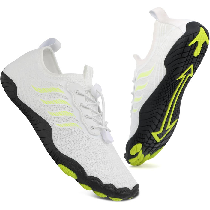 Чоловічі та жіночі аквашузи для плавання та серфінгу, швидко сохнуть, розмір 40 EU, білі