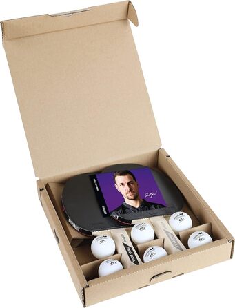 Набір для настільного тенісу Butterfly 85106 Timo Boll, стандартний ракетка і м'ячі