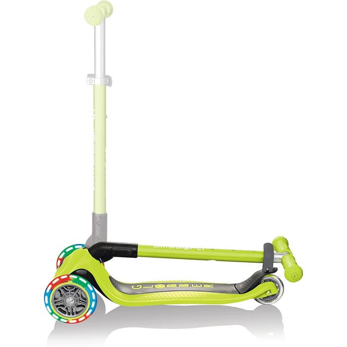Дитячий самокат GLOBBER Primo Foldable Lights, 3-колісний, регульована висота, LED колеса, колеса 120/80 мм, підшипники ABEC 5