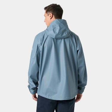 Чоловіча водонепроникна куртка-дождовик Helly Hansen Essential жовтого кольору (S, Navy)