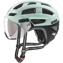 Велошолом uvex Finale Visor з візором та LED-світлом для міста, унісекс