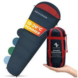 Спальний мішок дорослий літній компактний та надлегкий - мумія для кемпінгу, туризму та фестивалів (чорний)