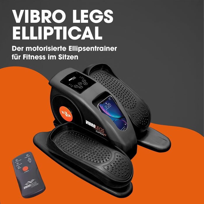 Електричний еліптичний тренажер Vibro Legs для дому - кардіо тренажер для ніг, що покращує кровообіг та фітнес, тихий