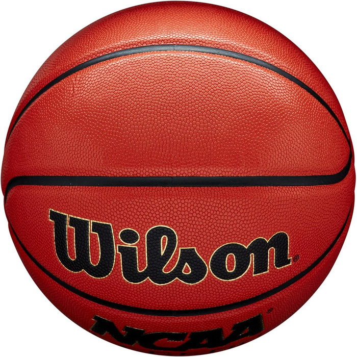 Баскетбольний м'яч Wilson NCAA Legend розмір 5, помаранчево-чорний, універсальний