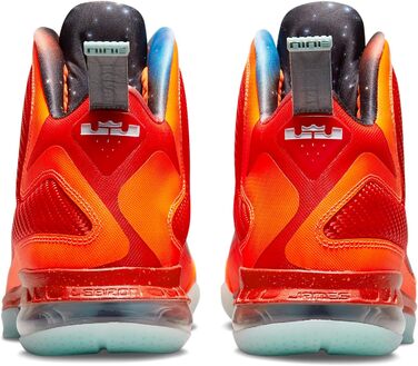 Кросівки баскетбольні Nike Lebron IX для жінок, 37.5 EU, помаранчевий, з відбиваючими елементами