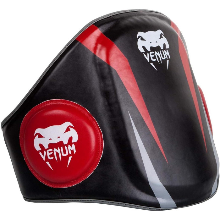 Захист живота Venum Elite чорний/червоний для боксу та MMA