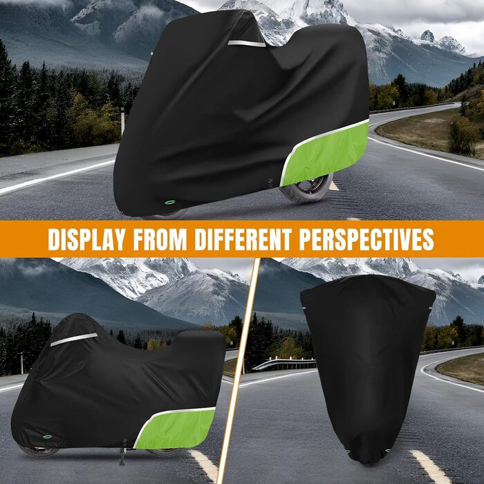 Водонепроникний чохол для мотоцикла 420D Oxford, сумісний з Kawasaki Z900, Z1000, Z750, ER6N, Z800, Versys 650 (без багажника)