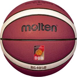 Баскетбольний м'яч Molten B7G4050-DBB, розмір 7, преміум синтетична шкіра, 12 панелей, ігровий м'яч