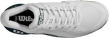 Тенісне взуття Wilson Rush Pro Ace Clay для ґрунту, розмір 47 1/3 EU, білий, Ponderosa Pine, Jasmine Green