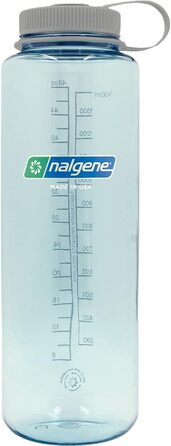 Пляшка для води Nalgene WH Silo Sustain Seafoam 1,4 л, багаторазова, пластикова, бірюзова