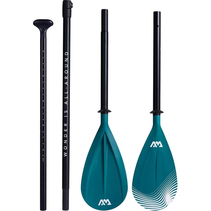 Весло Aqua Marina Dual-TECH алюмінієве для SUP і каяка, 165–215 см, 3–4 секції