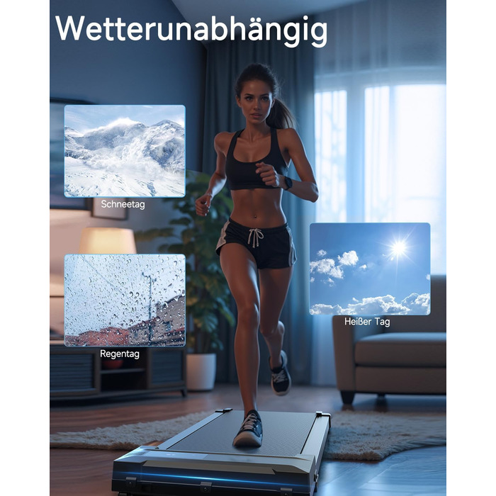 Ходьбовий тренажер Walking Pad для дому - компактний біговий килимок під стіл з LED-дисплеєм та пультом керування