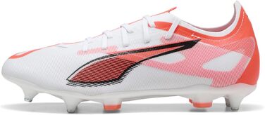 Кросівки футбольні PUMA Ultra 5 Match Mxsg, 42.5 EU, білий/чорний/червоний (світлодіодні)