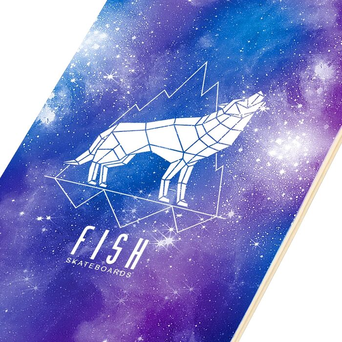 Лонгборд Fish 41 дюйм для даунхілу, 8 шарів канадського клена, повністю зібраний круїзер, фрістайл