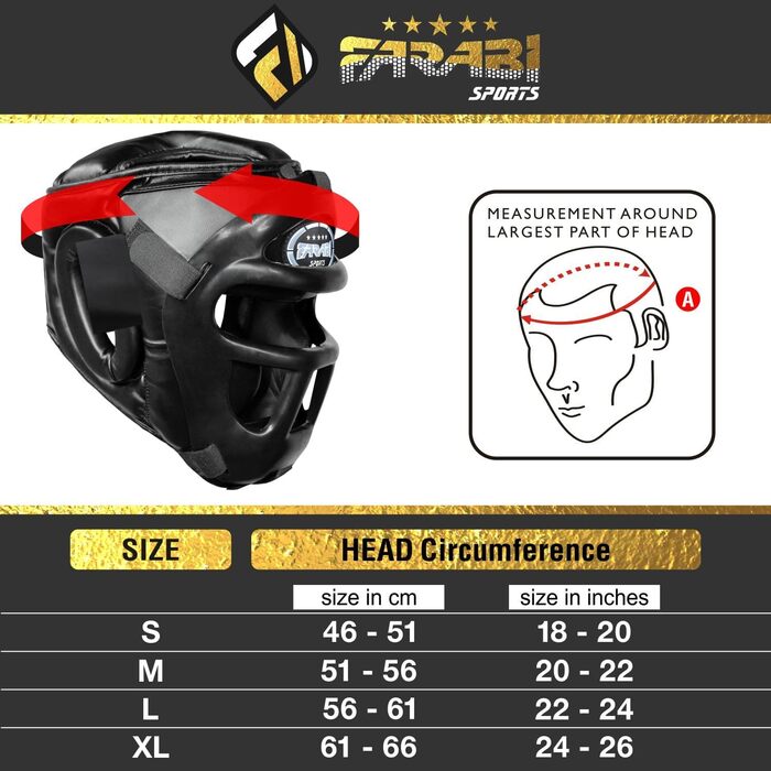Захист голови 2-в-1 - Регульований шолом для бойових мистецтв з знімною сіткою для обличчя, повний захист обличчя. Підходить для ММА, муай-тай, кікбоксингу, спарингу. Чоловічий та жіночий, XL, чорний