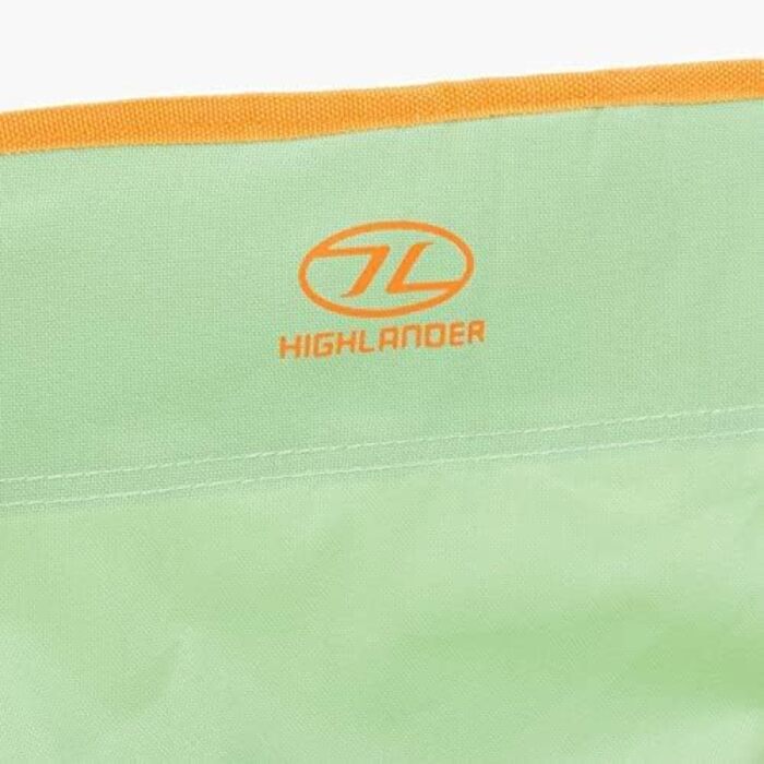 Складний стілець Highlander Kelburn, 64 x 56,5 x 39 см, сталь, м'ятно-зелений