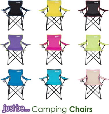 Крісло для кемпінгу, складане рибальське крісло з підлокітниками та тримачем для напоїв, блакитне