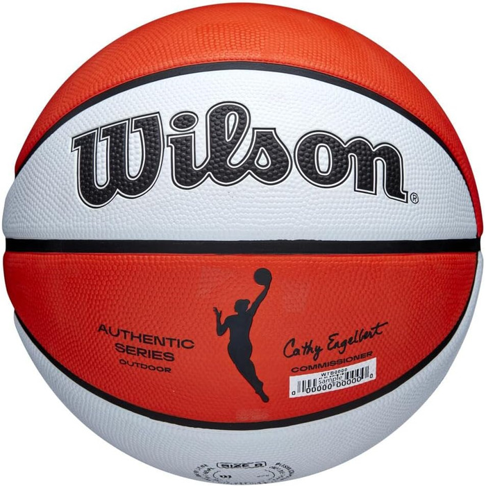 Баскетбольний м'яч WILSON WNBA Authentic Series, розмір 6, 28.5', для вулиці