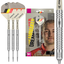 Дротики Target Dimitri Van den Bergh Dream Maker G2 90% вольфрам, Swiss Point, стальні наконечники (21, 23, 25 г)