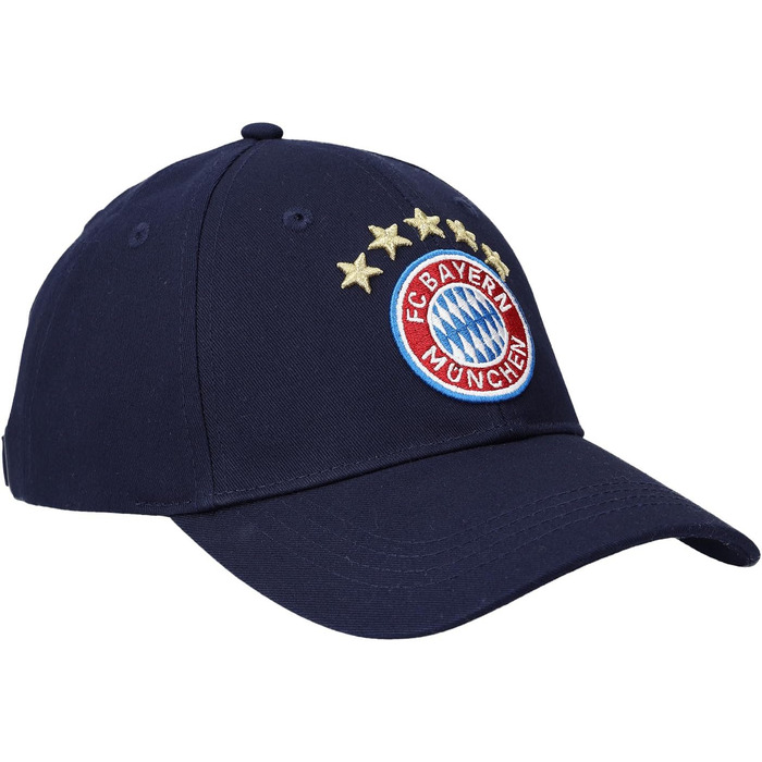 Кепка FC Bayern München з логотипом | Бейсболка для дорослих | Червоний, темно-синій, універсальний розмір