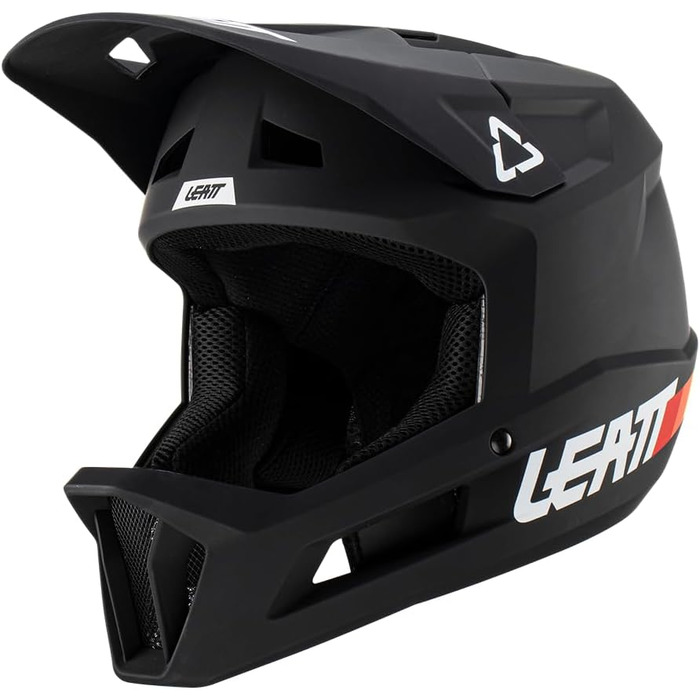 Дитячий велосипедний шолом Leatt MTB Gravity 1.0 Jr V23, чорний, XXS (51-52 см)