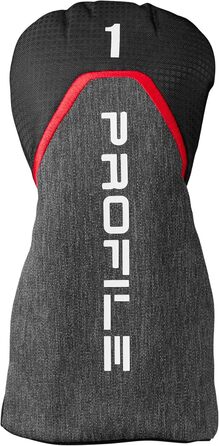 Гольф-набір Wilson Profile Complete для правшів, Графітова конструкція, Червоно-чорно-срібний, Стандартний розмір