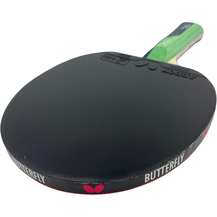 Настільна ракетка Butterfly 85018 Timo Boll Smaragd, чорна/зелена, стандарт