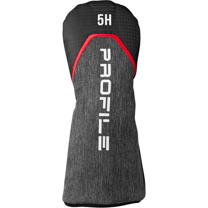 Гольф-набір Wilson Profile Complete для правшів, Графітова конструкція, Червоно-чорно-срібний, Стандартний розмір