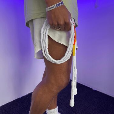 Набір скакалок Elevate Rope: 2 шт. з регулюванням, додаток для тренувань, для дорослих та дітей, швидкісні та з перлинками, для занять вдома та на вулиці