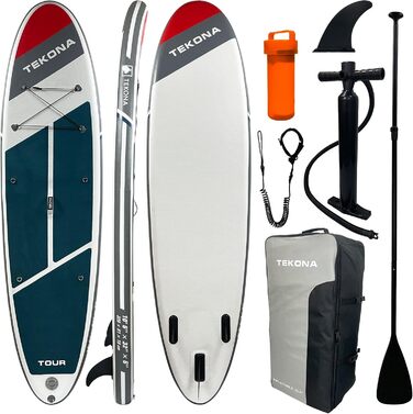 Надувна SUP-дошка TEKONA 300 см з веслом, рюкзаком, насосом, 3 плавниками, комплект для каяка, різні моделі та кольори