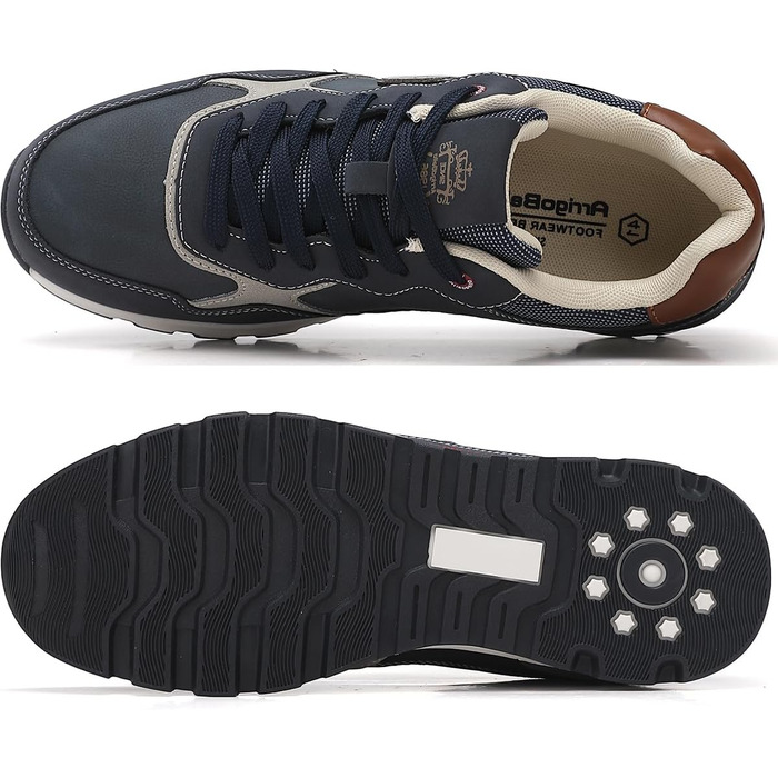 ARRIGO BELLO Чоловічі кросівки: зручні прогулянки та робота на відкритому повітрі. Легкі, розмір 41-46, колір блакитний.