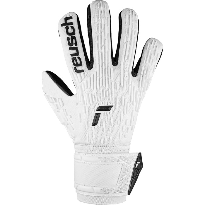 Воротарські рукавички Reusch Attrakt Freegel Silver, біло-чорні, розмір 8.5