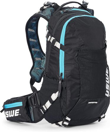 Велосипедний рюкзак USWE Flow 16 з захистом спини, синій, для MTB та E-MTB