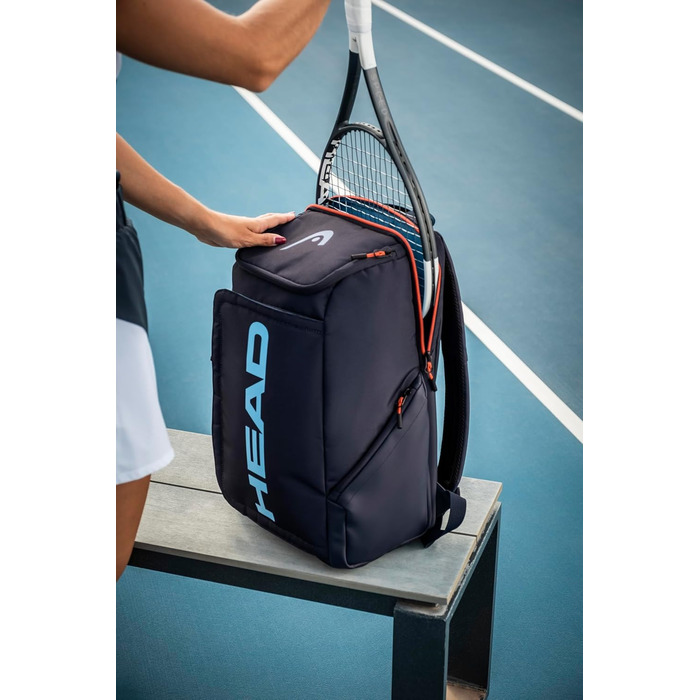 Рюкзак HEAD Pro 28L для міста та подорожей – міцний, зручний, чорний