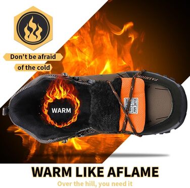 Чоловічі трекінгові черевики Littleplum Khaki 39 EU - тепла підкладка, дихаючі, антиковзаючі, високий верх