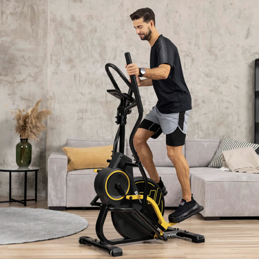 Орбітрек магнітний Hop-Sport HS-450B Dynamic чорно-жовтий