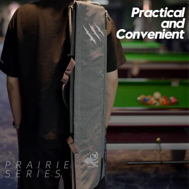 Чохол для бильярдного кия KONLLEN 2x4 Oxford Cloth - сірий