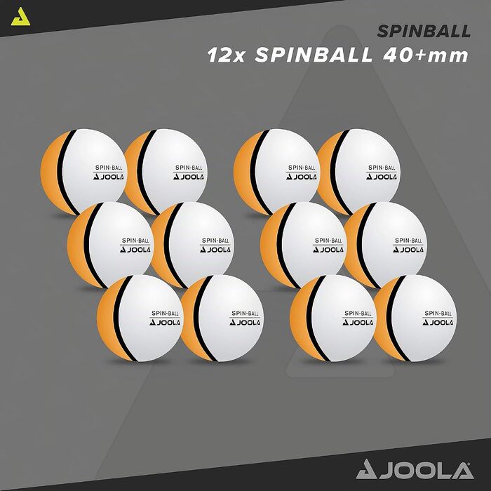 Набір тенісних м'ячів для настільного тенісу JOOLA Spinball (2 шт.), багатоколірні, унісекс
